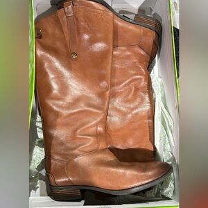 Wide Calf Leather boots